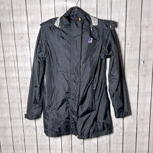 K-way black windbreaker jacket size Small